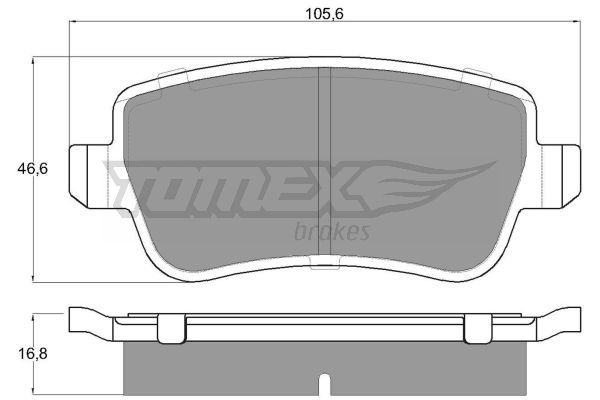 TOMEX BRAKES Jarrupala, levyjarru TX 16-74